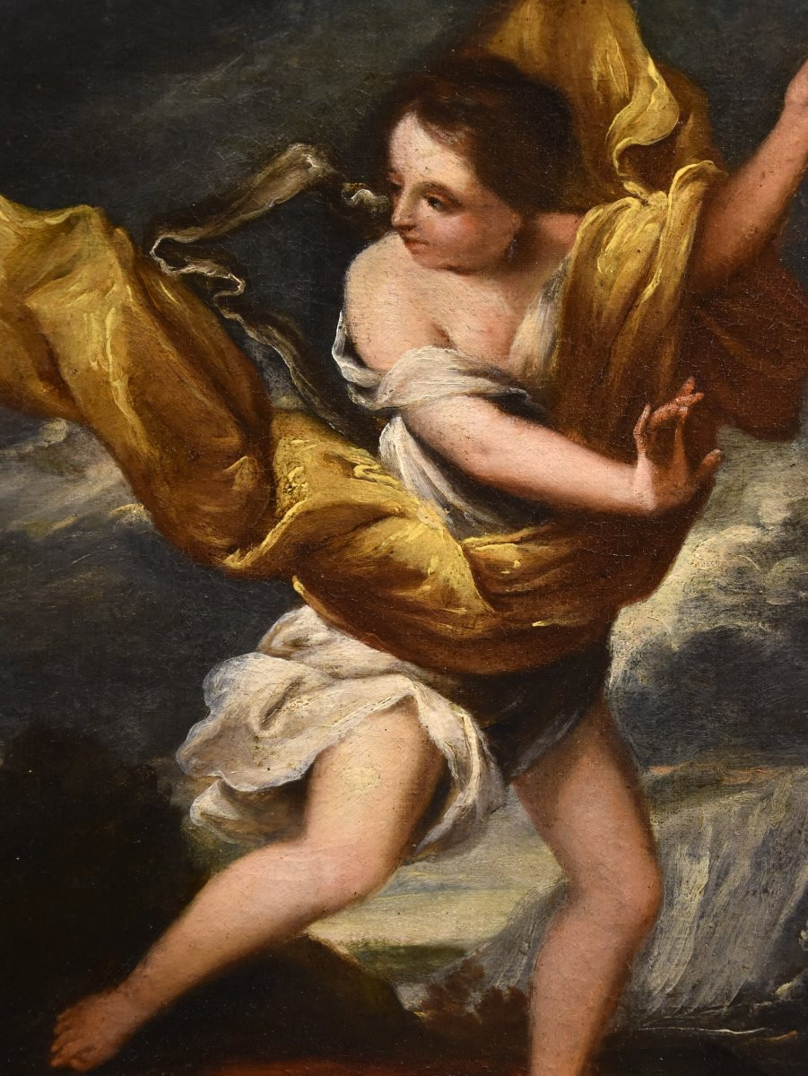 La nymphe Daphné avec Cupidon, École romaine XVIIe/XVIIIe siècle-photo-3