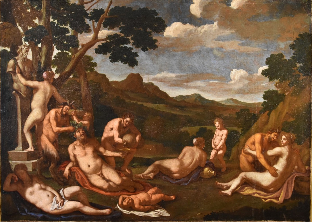 Bacchanale, Giulio Carpioni (venice, 1613 - Vicenza, 1678)