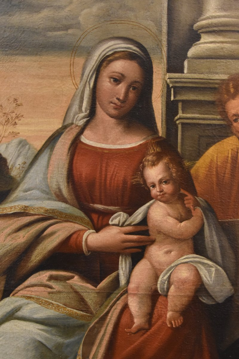 Madonna With Child And Saint Joseph, Benvenuto Tisi, Il Garofalo (1476 - 1559) Workshop-photo-3