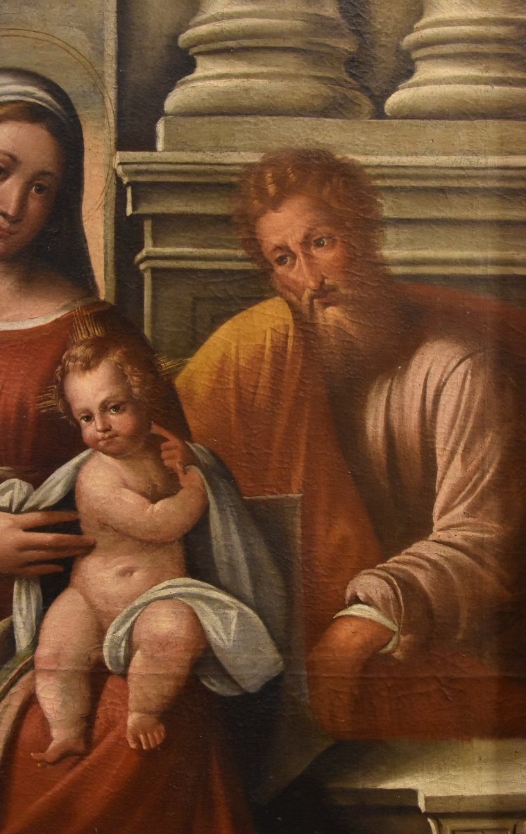 Madonna With Child And Saint Joseph, Benvenuto Tisi, Il Garofalo (1476 - 1559) Workshop-photo-6