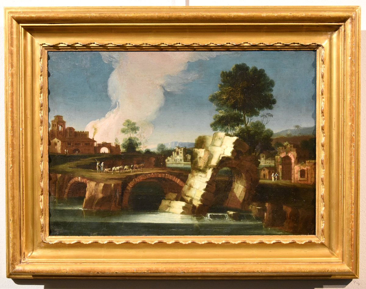  Paolo Anesi (rome 1697 - 1773), River Landscape Of The Lazio Countryside-photo-2
