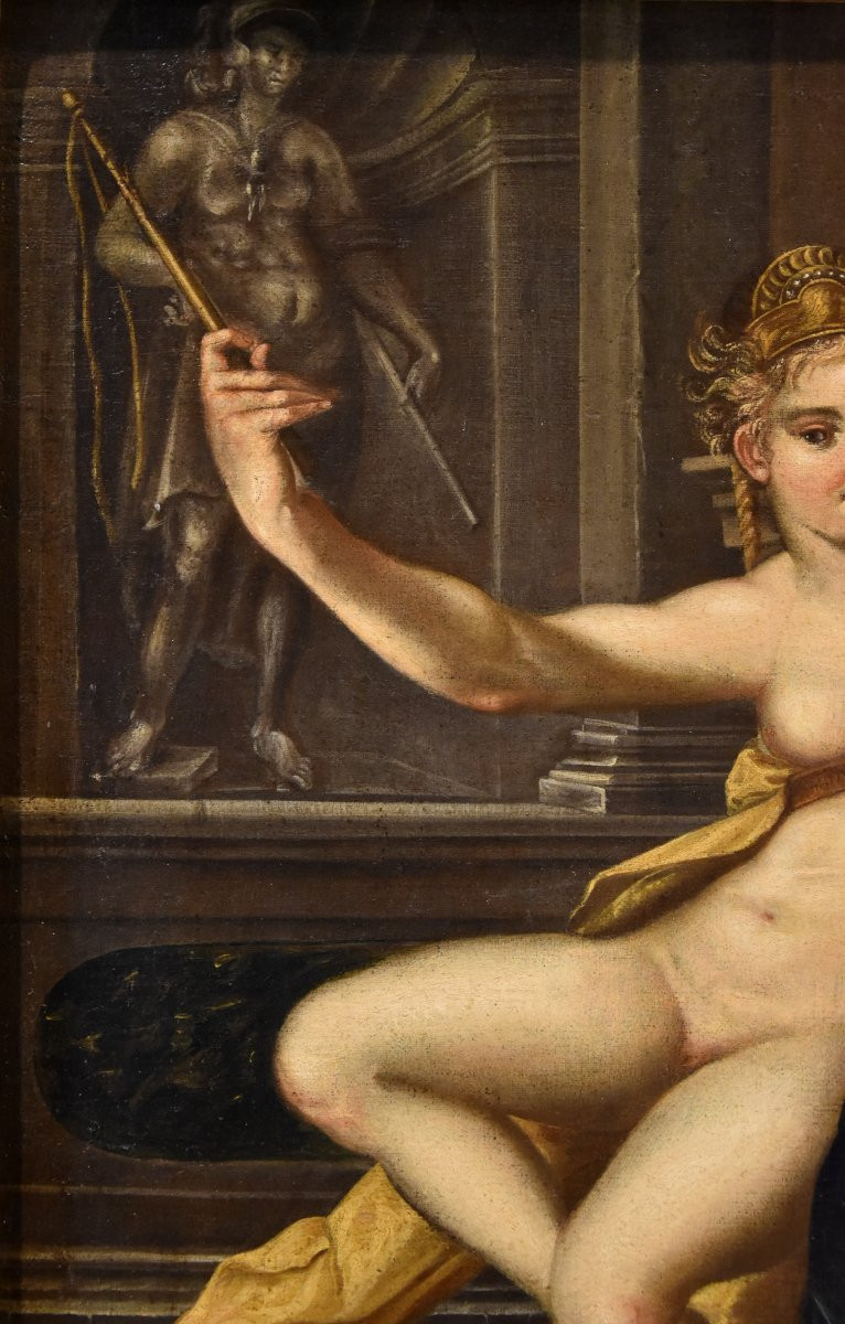 Aristotle And Phyllis, Bartholomäus Spranger (antwerp, 1546 – Prague, 1611) Workshop-photo-5