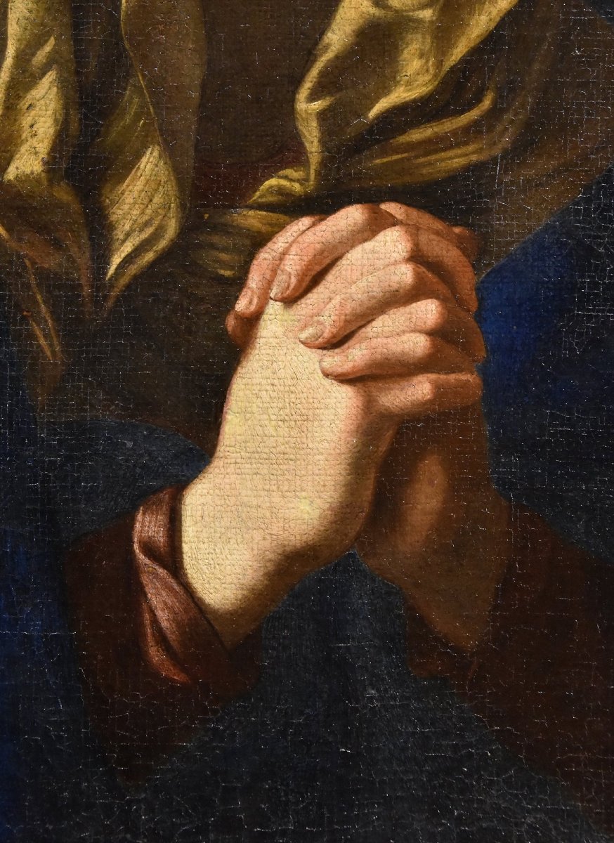 Guido Reni (bologna, 1575 - 1642)  Workshop, The Virgin At Prayer (or Mater Dolorosa)-photo-4