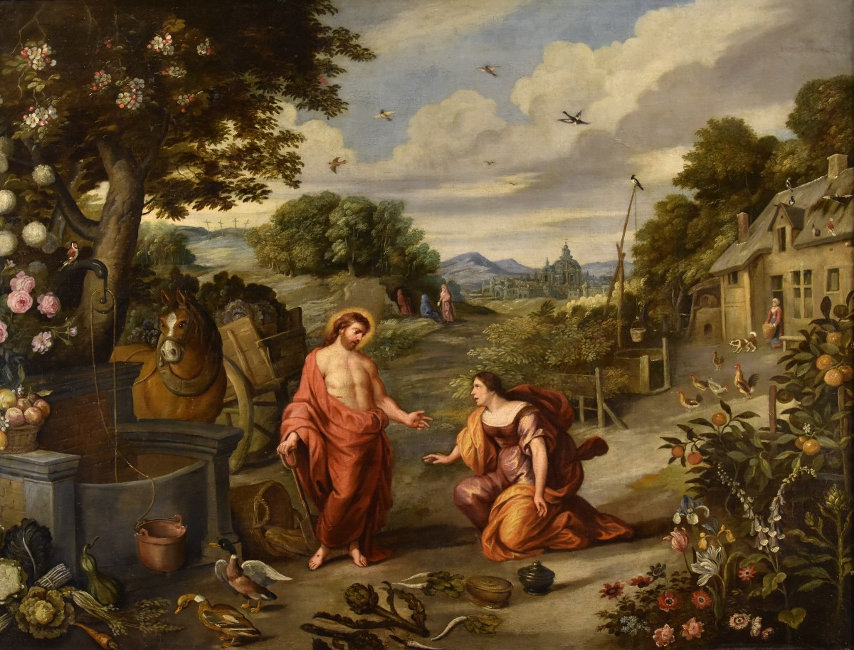 Noli Me Tangere, Jan Brueghel The Younger (antwerp 1601–1678) Workshop Of