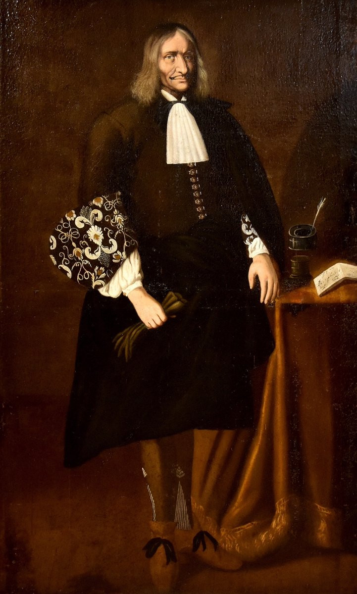 Full-length Portrait Of Giacomo Pesenti, Carlo Ceresa (bergamo 1609 - 1679) Attributable-photo-2