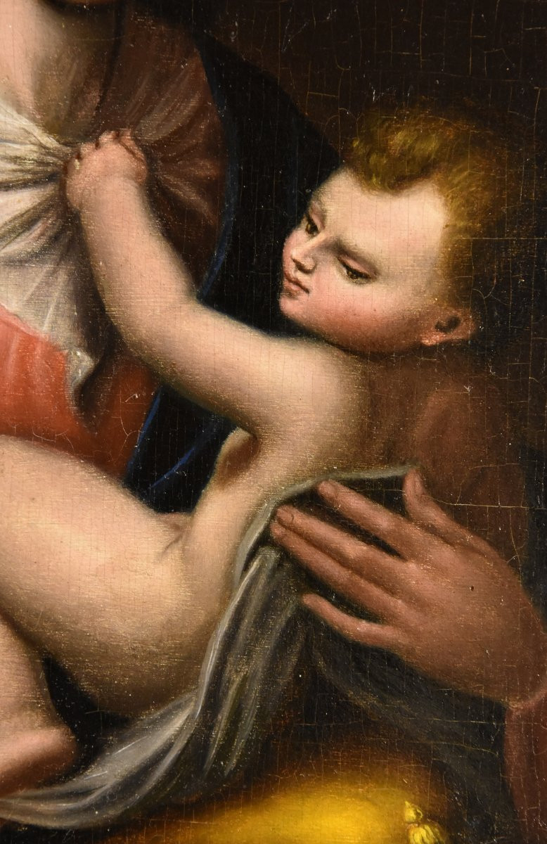 The Holy Family, Tuscan School 17th-18th Century-photo-4
