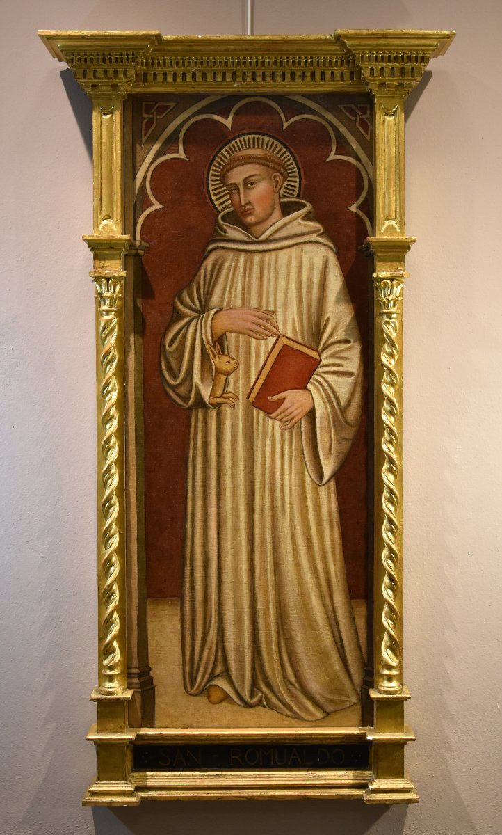 Martino Di Bartolomeo (siena 1389 - 1434/35), Saint Romuald/ Saint Albert Of Montalceto-photo-3