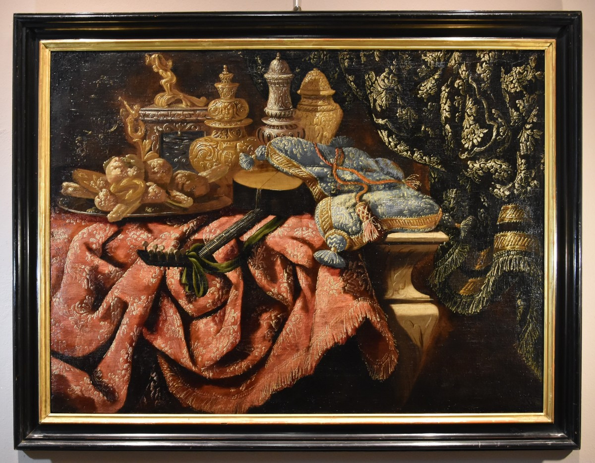 Antonio Tibaldi (rome, C. 1633 - 1684), Still Life With Precious Objects...-photo-2