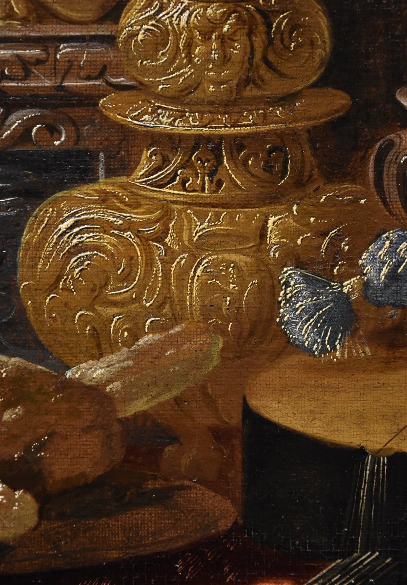 Antonio Tibaldi (rome, C. 1633 - 1684), Still Life With Precious Objects...-photo-2
