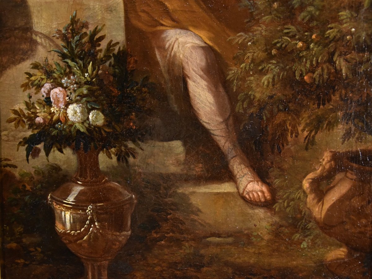 Portrait Of A Gentleman In A Garden, Godfrey Kneller (lübeck 1646 - London 1723) Circle Of-photo-6