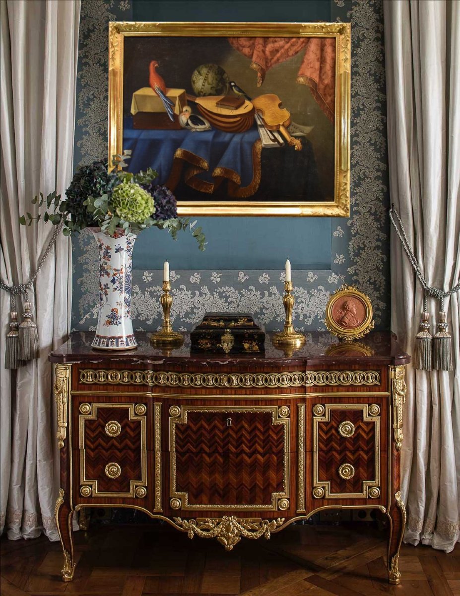 Nature Morte Aux Instruments De Musique, Bonaventura Bettera (Bergame, C. 1663 - 1718)  (1/2)-photo-6