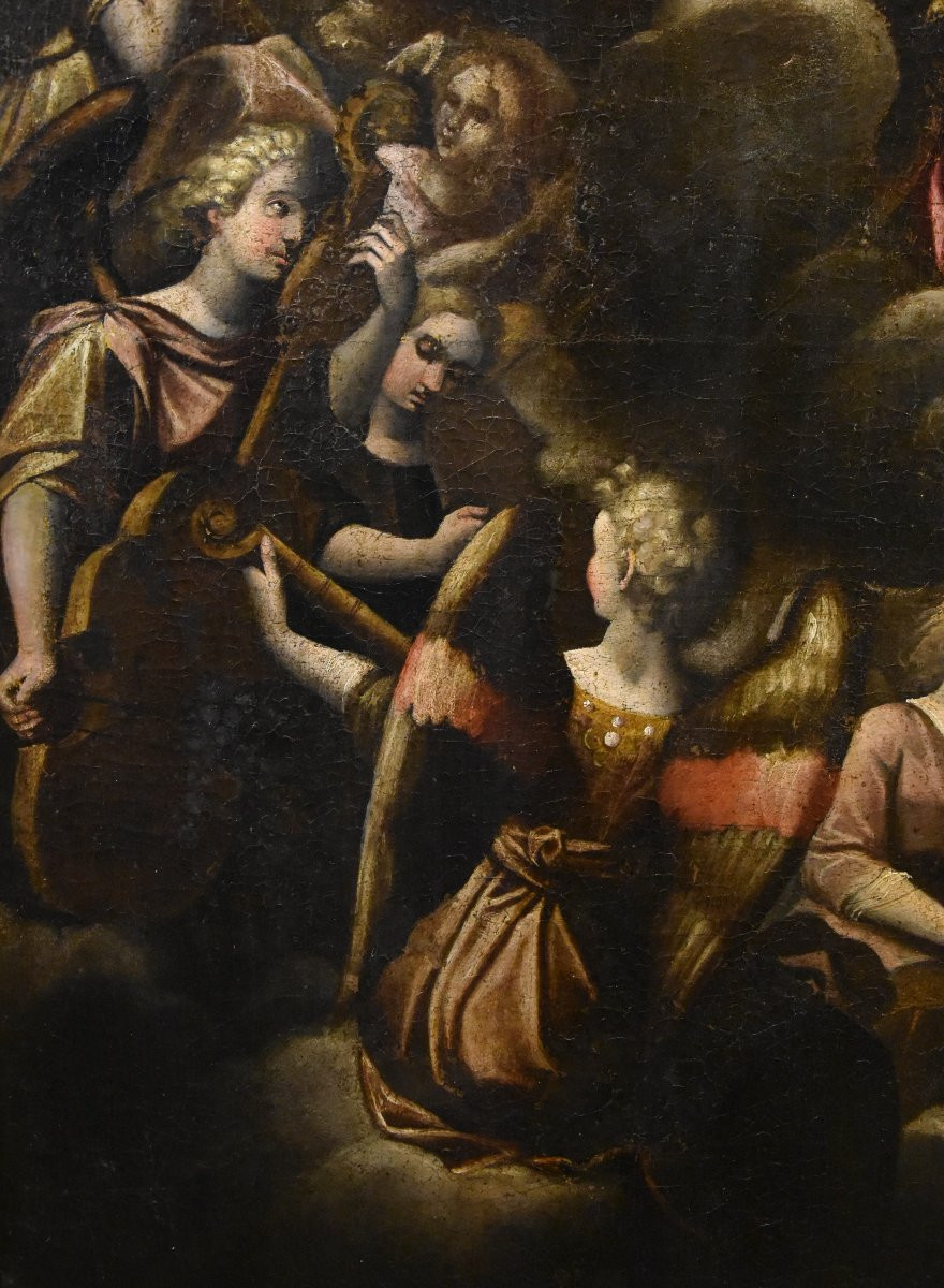 Assumption Of The Virgin, The Trinity And Concert Of Angels, Guglielmo Caccia (1568 - 1625)-photo-4