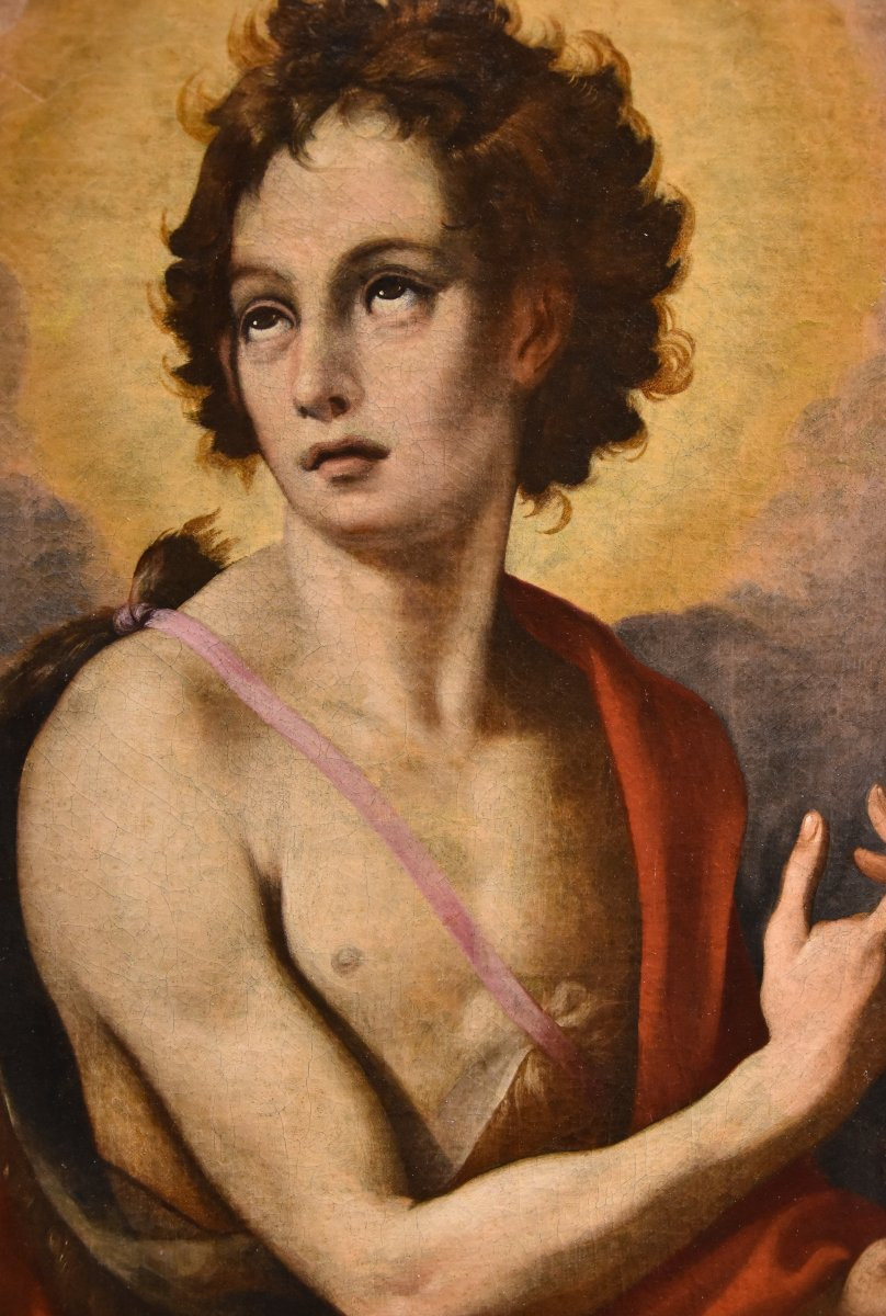 Saint John The Baptist, Florentine Painter 16th-17th Century-photo-3