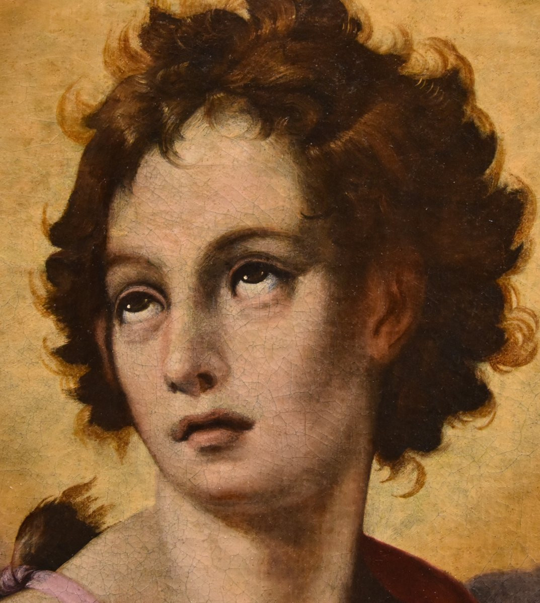 Saint John The Baptist, Florentine Painter 16th-17th Century-photo-6