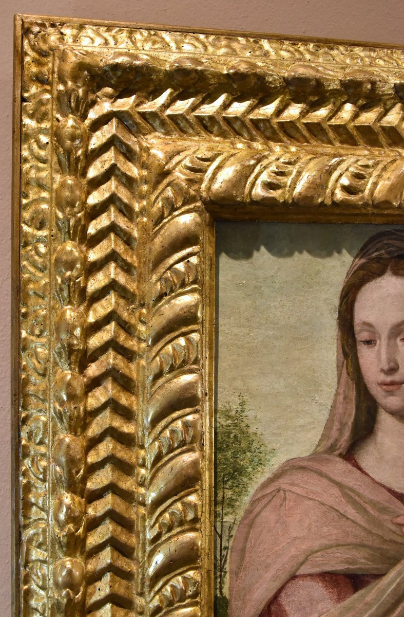 Madone à l'Enfant, École toscane (florentine) du XVIe siècle -photo-6