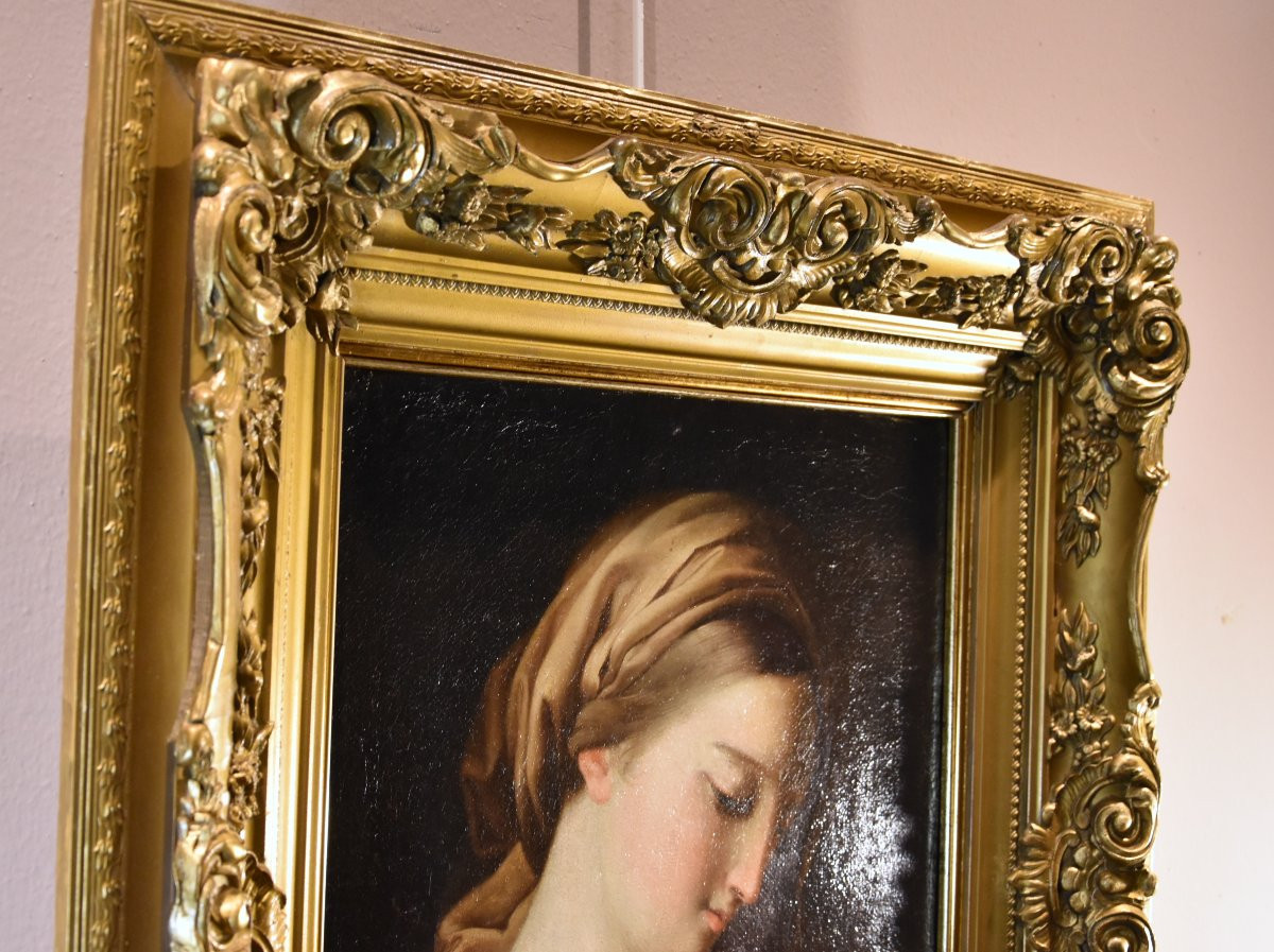 Vierge de l'Annonciation, Pompeo Batoni (Lucques 1708 - Rome 1787) atelier-photo-7