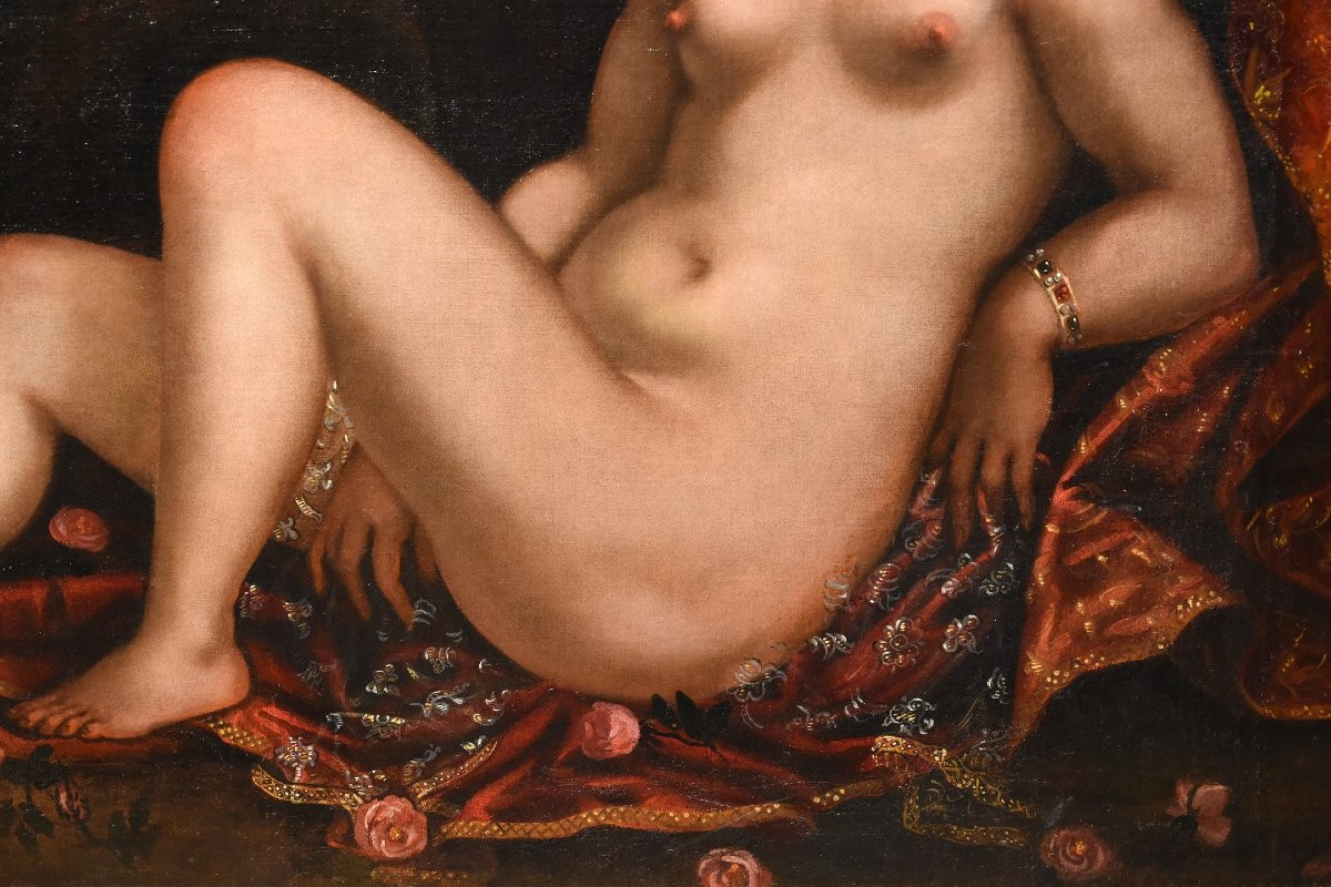 Venus Reclining In A Landscape, Pauwels Franck Dit Paolo Fiammingo (antwerp 1540 - Venice 1596)-photo-3
