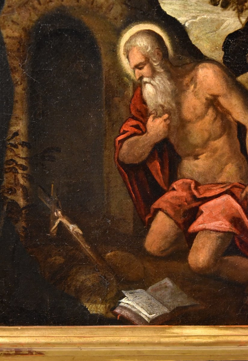 Saint Jerome Penitent, Jacopo Negretti,  Known As Palma The Younger (venice 1544 - 1628)  Circl-photo-3