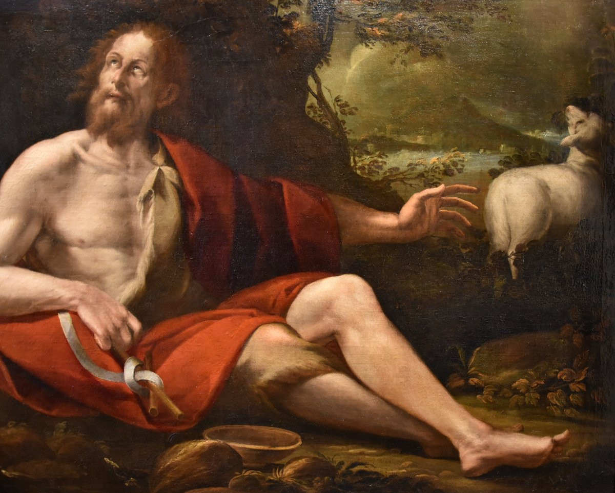 Saint John The Baptist, Tomaso Pombioli (crema, 1579 – Crema, 1636)-photo-3