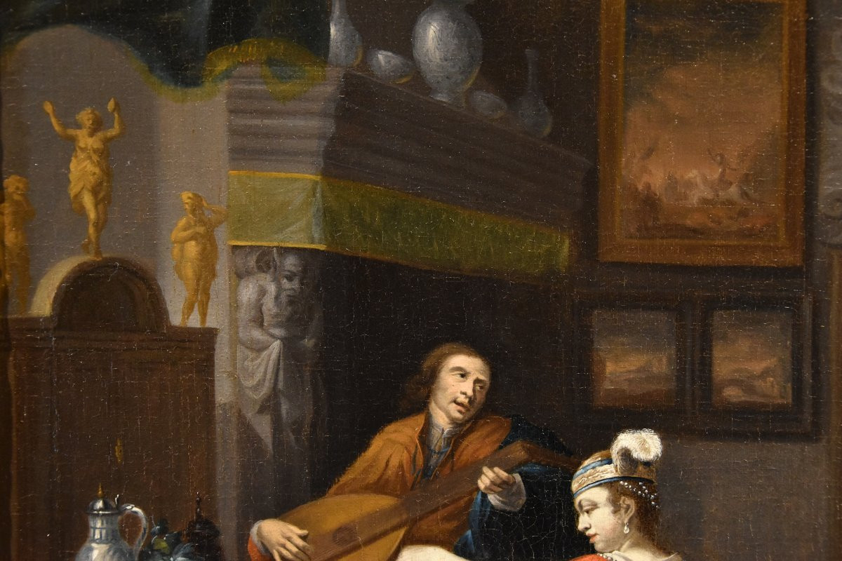 Le luthiste, Gabriel Metsu (Leyde, 1629 – Amsterdam, 1667) suiveur-photo-6