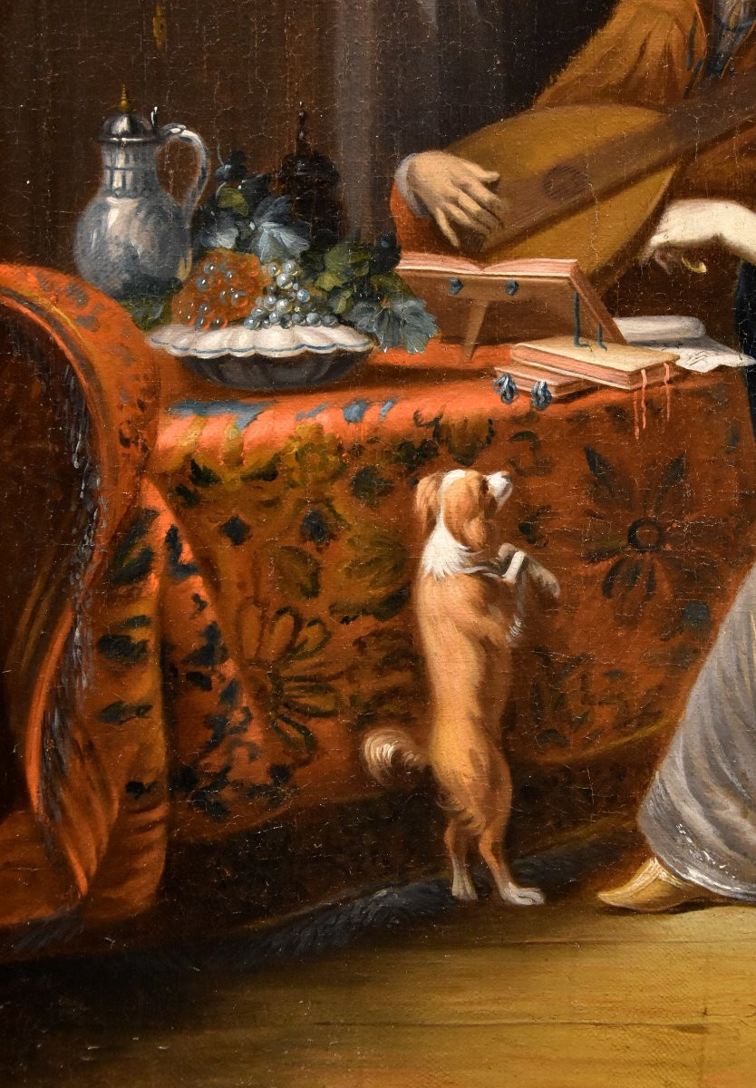 Le luthiste, Gabriel Metsu (Leyde, 1629 – Amsterdam, 1667) suiveur-photo-7