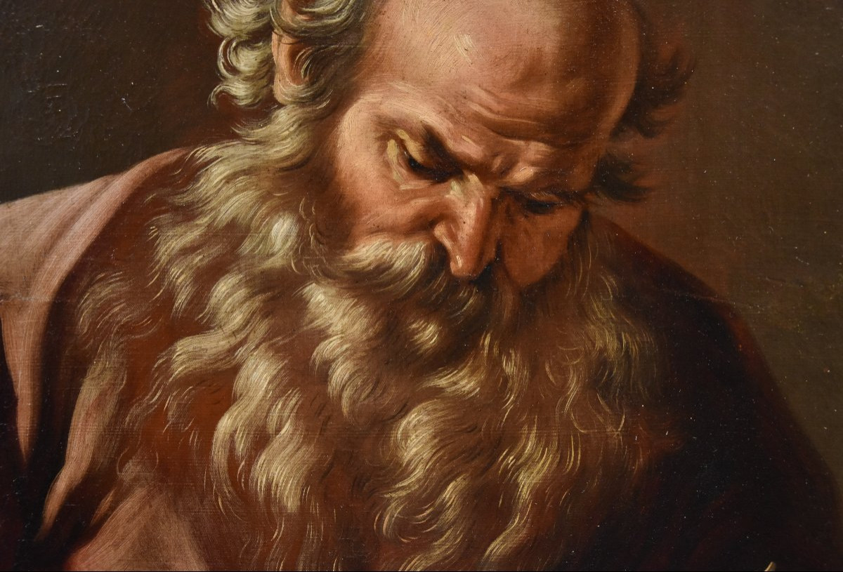 Portrait du philosophe Héraclite, Giovanni Battista Beinaschi (Fossano 1634 - Naples 1688)-photo-4