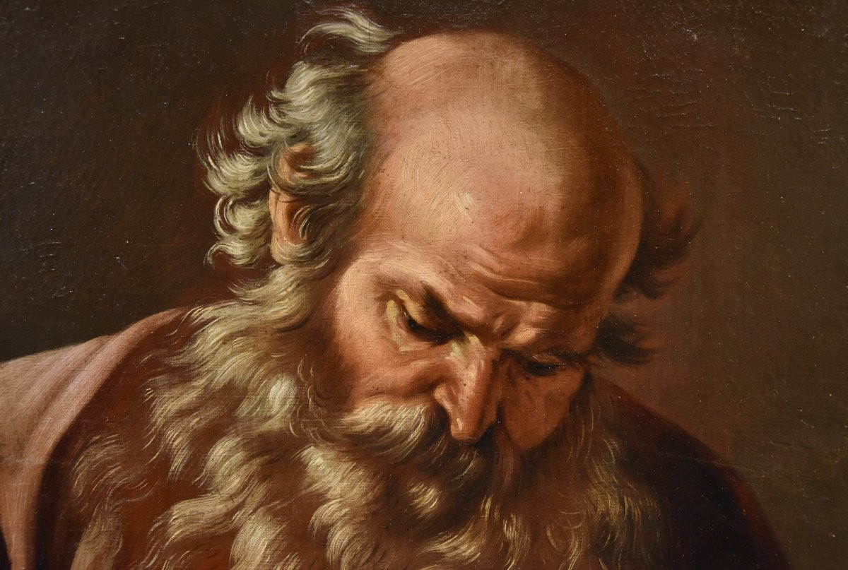 Portrait du philosophe Héraclite, Giovanni Battista Beinaschi (Fossano 1634 - Naples 1688)-photo-6