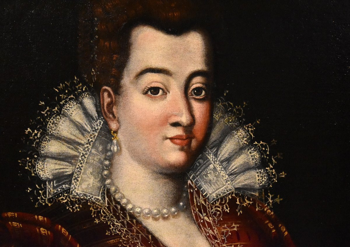 Portrait Of The Grand Duchess Bianca Cappello, Scipione Pulzone Dit Il Gaetano (1544 - 1598)-photo-3
