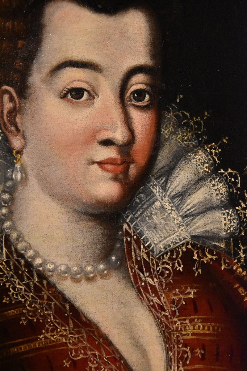 Portrait Of The Grand Duchess Bianca Cappello, Scipione Pulzone Dit Il Gaetano (1544 - 1598)-photo-3