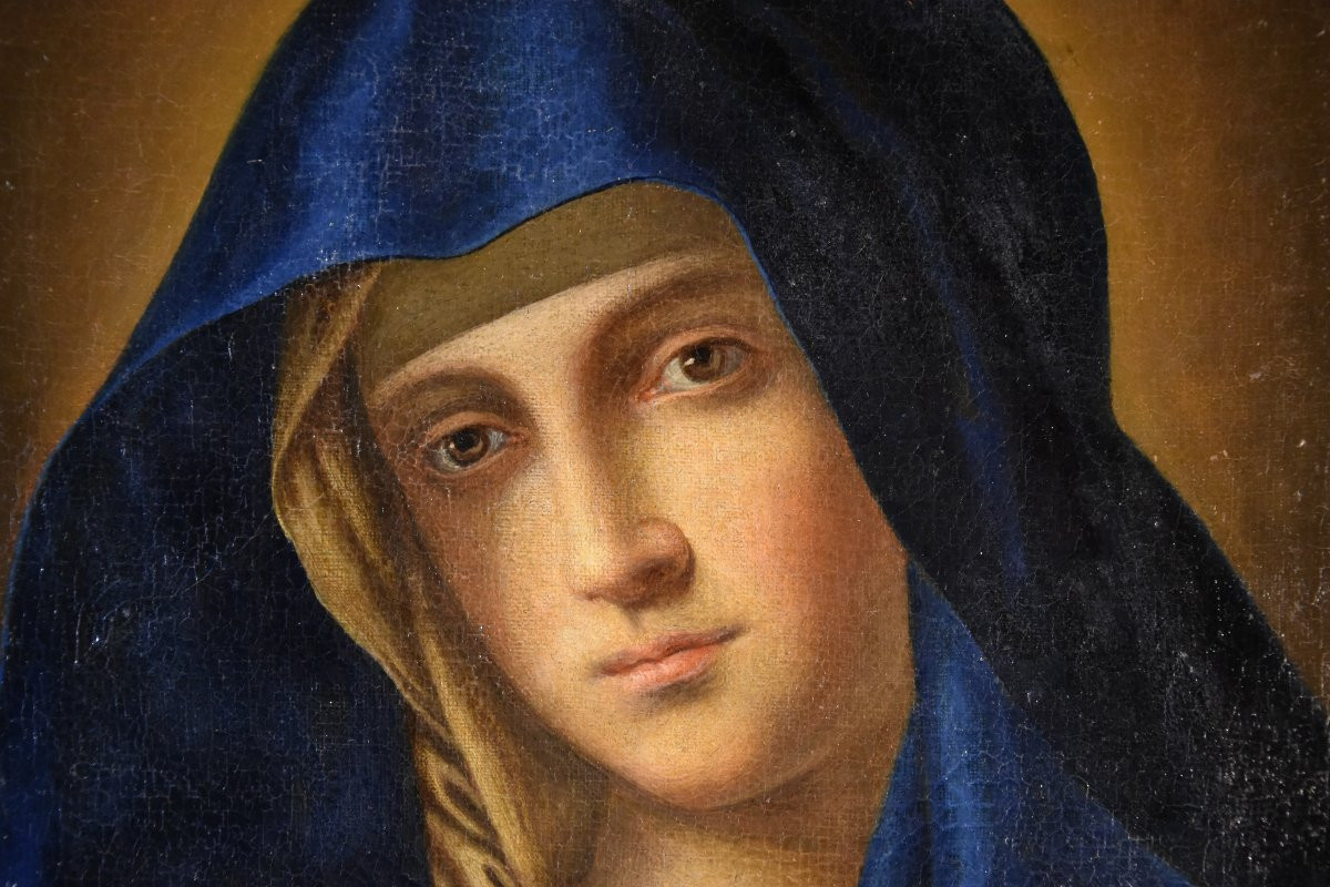 Madone en prière, Giovanni Battista Salvi 'Sassoferrato' (1609 - 1685)-photo-3