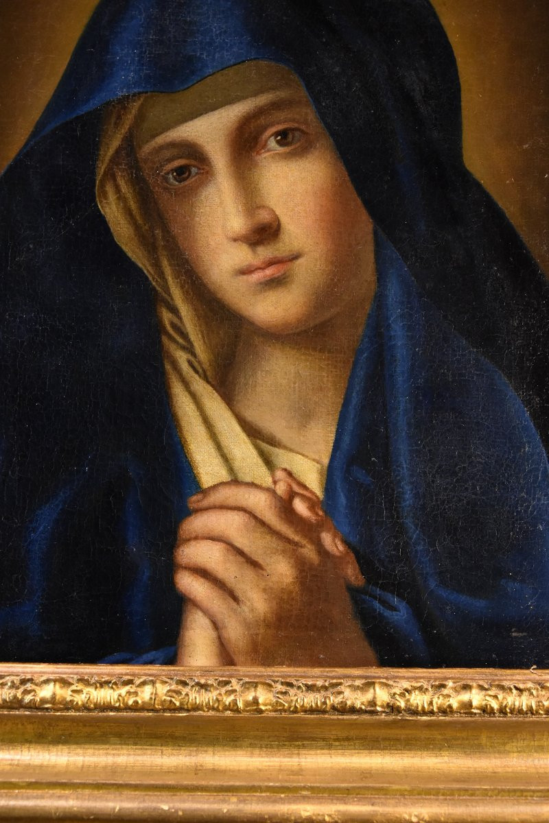 Madone en prière, Giovanni Battista Salvi 'Sassoferrato' (1609 - 1685)-photo-4