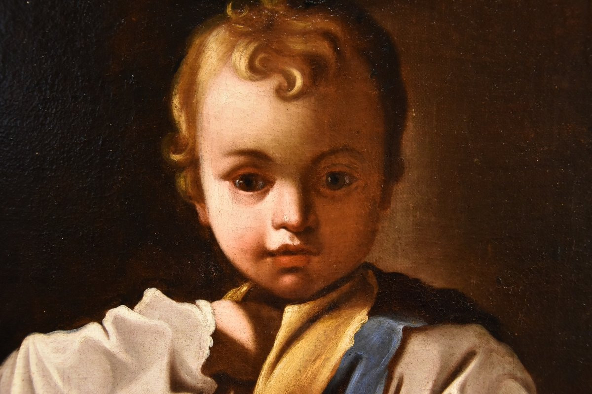 Bartolomeo Schedoni (Modène 1578 - Parme 1615) Atelier, Portrait d'Enfant (Alessandro Farnese?)-photo-5