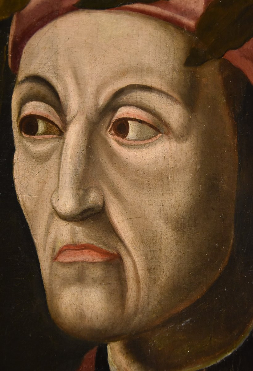 Portrait Of Dante Alighieri, Cristofano Di Papi Dell'altissimo (florence 1525 –  1605) Workshop-photo-4