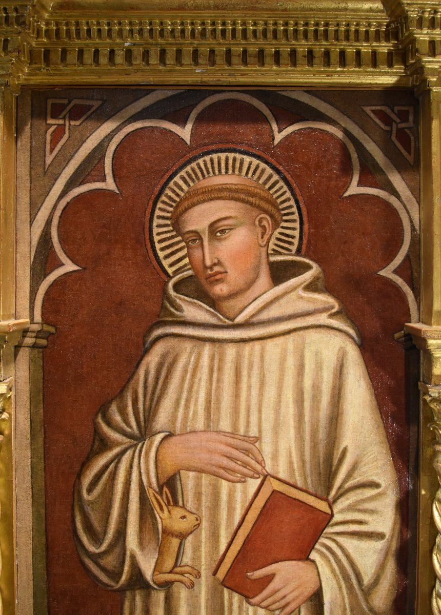 Martino Di Bartolomeo Di Biago (siena 1389 - 1434),  Saint Romuald/ Saint Albert-photo-4