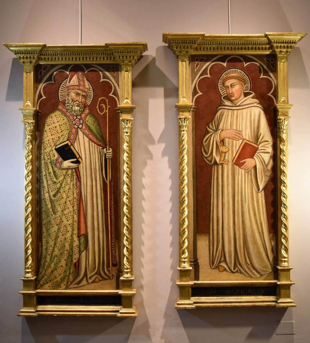 Martino Di Bartolomeo Di Biago (siena 1389 - 1434),  Saint Romuald/ Saint Albert