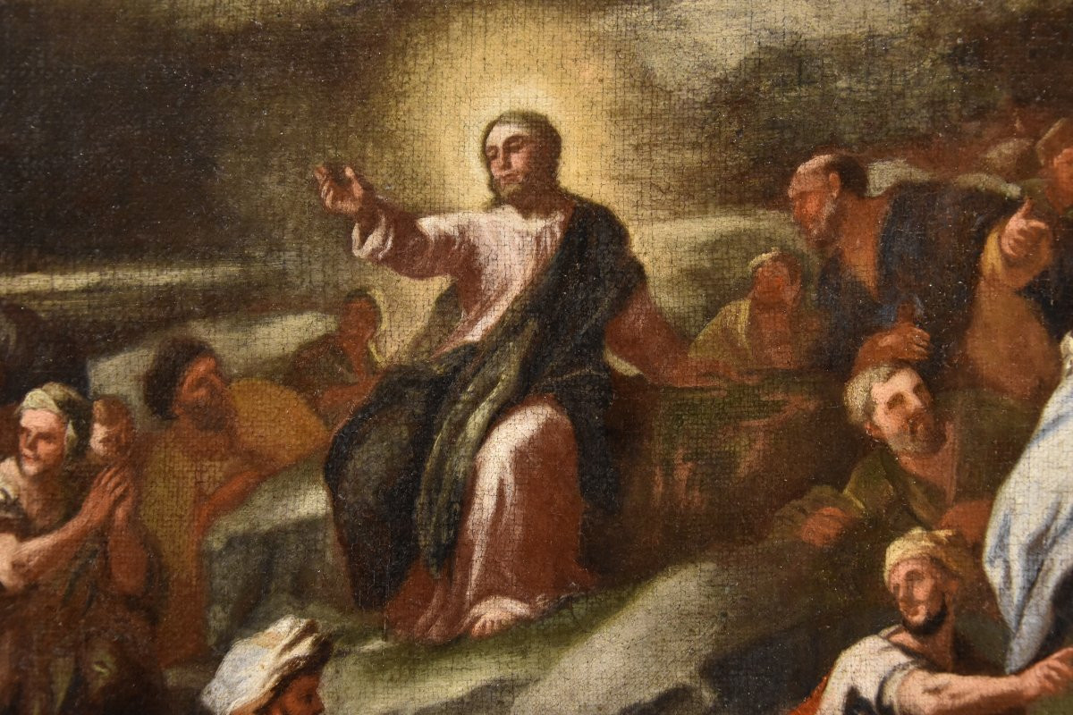 Multiplication Of The Loaves, Angelo Solimena (canale Di Serino 1629 - Barra, 1716)-photo-5