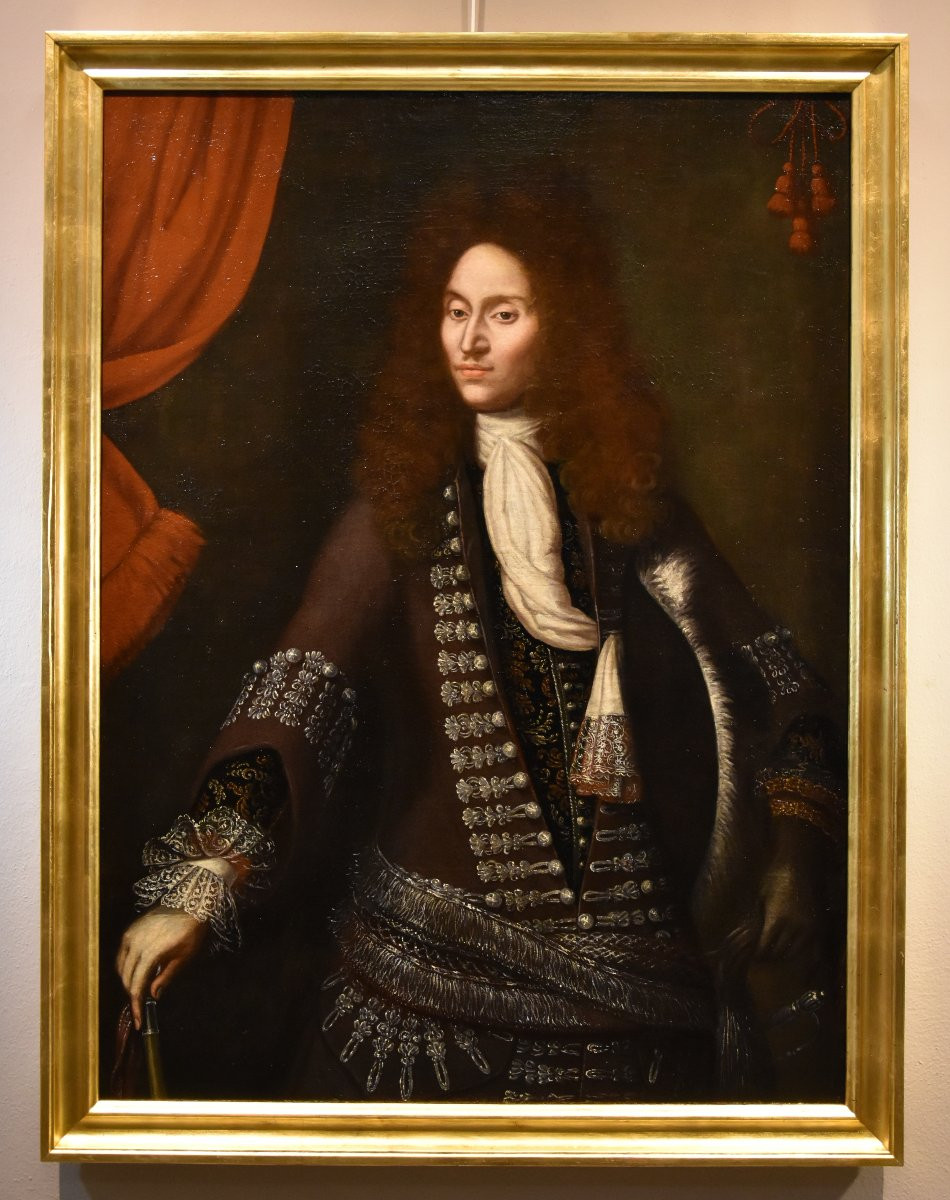 Gentilhomme en costume de cérémonie, John Michael Wright (Londres 1617 – Londres 1694)-photo-2