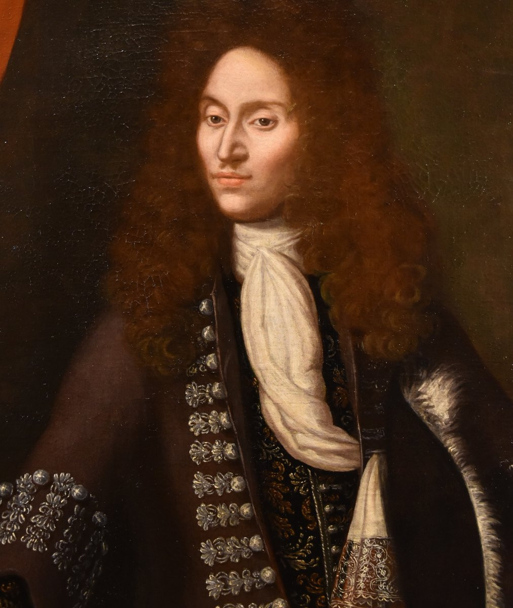 Gentilhomme en costume de cérémonie, John Michael Wright (Londres 1617 – Londres 1694)-photo-3