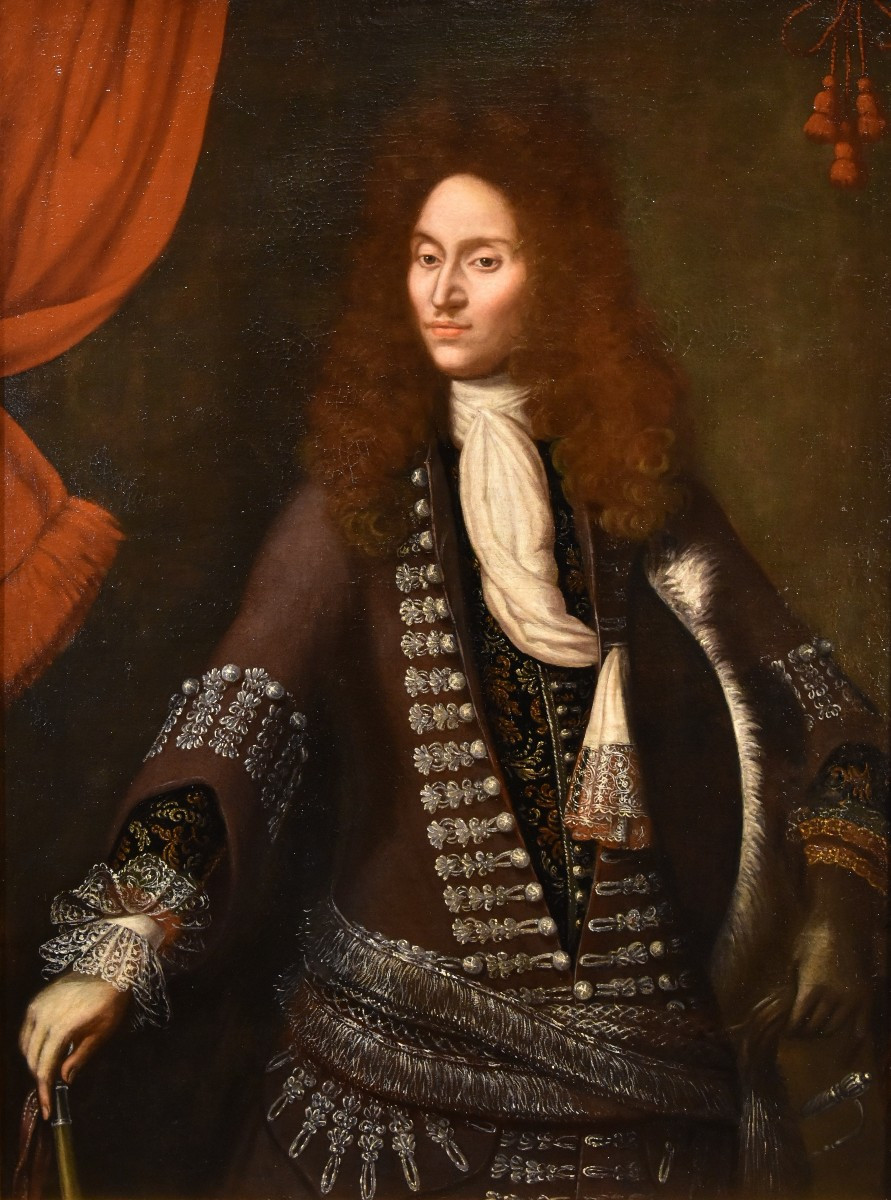 Gentilhomme en costume de cérémonie, John Michael Wright (Londres 1617 – Londres 1694)