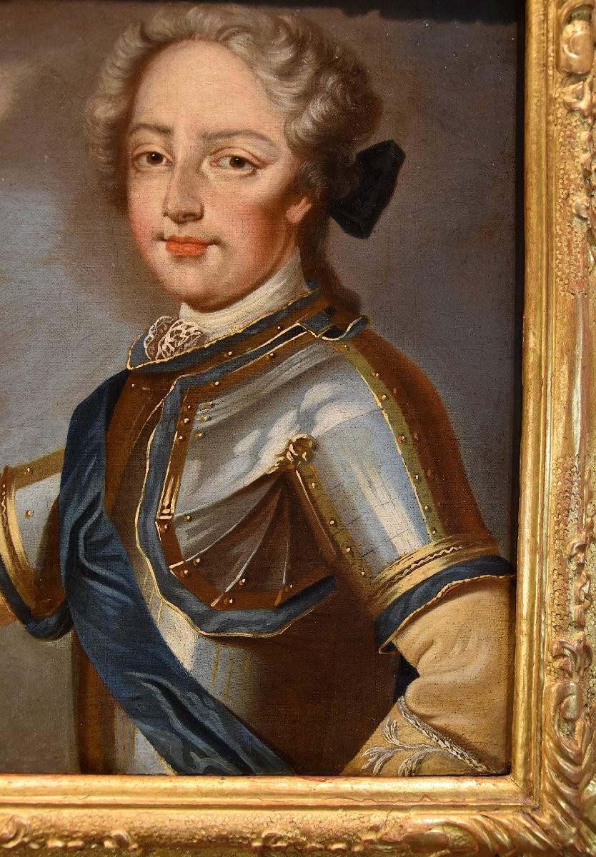 Le Roi Louis XV De France Avec La Reine Consort Maria Leszczyńska, Pierre Gobert (1662 -1744) -photo-4