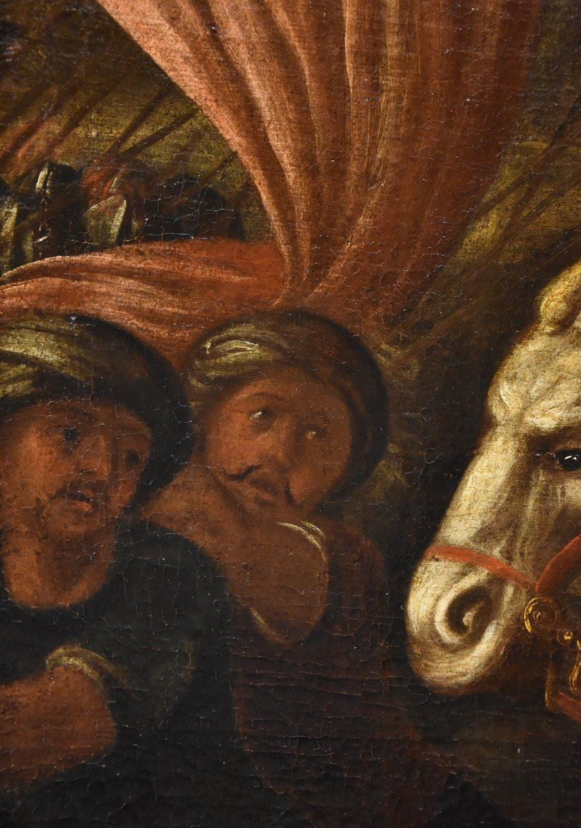 Saint James Defeating The Moors In Battle, Antonio Tempesta (florence 1555 - Rome 1630) Circle-photo-4