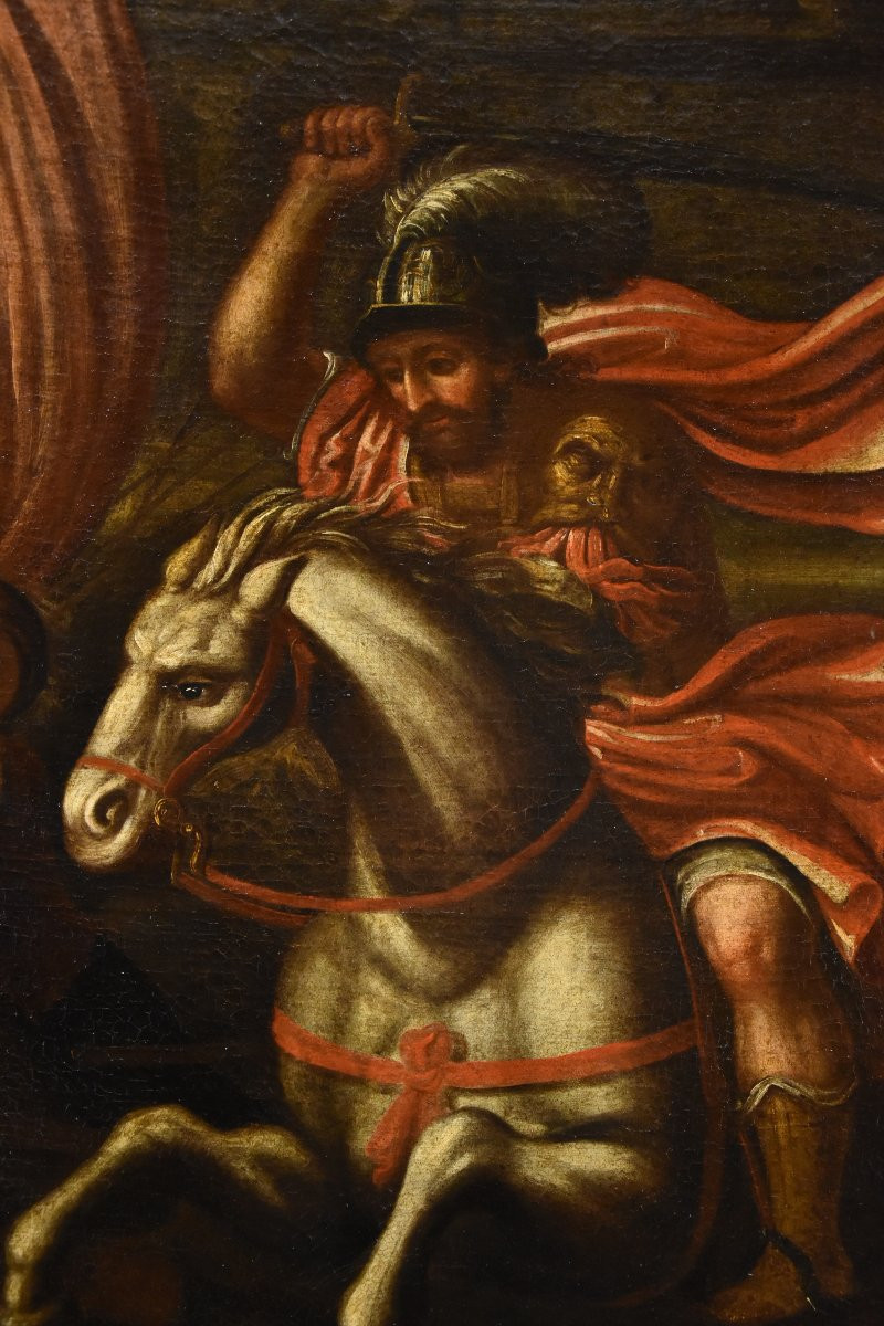 Saint James Defeating The Moors In Battle, Antonio Tempesta (florence 1555 - Rome 1630) Circle-photo-5