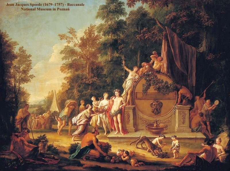 Triumph Of Bacchus, Jean Jacques Spoede (antwerp 1680 - Paris 1757)-photo-8