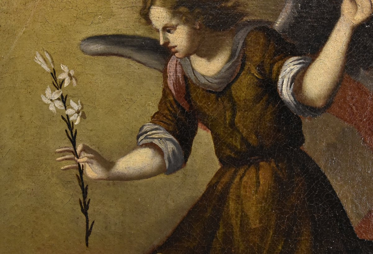 L'Annonciation, École toscane XVIIe siècle-photo-3