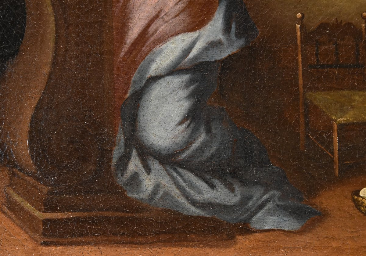 L'Annonciation, École toscane XVIIe siècle-photo-4