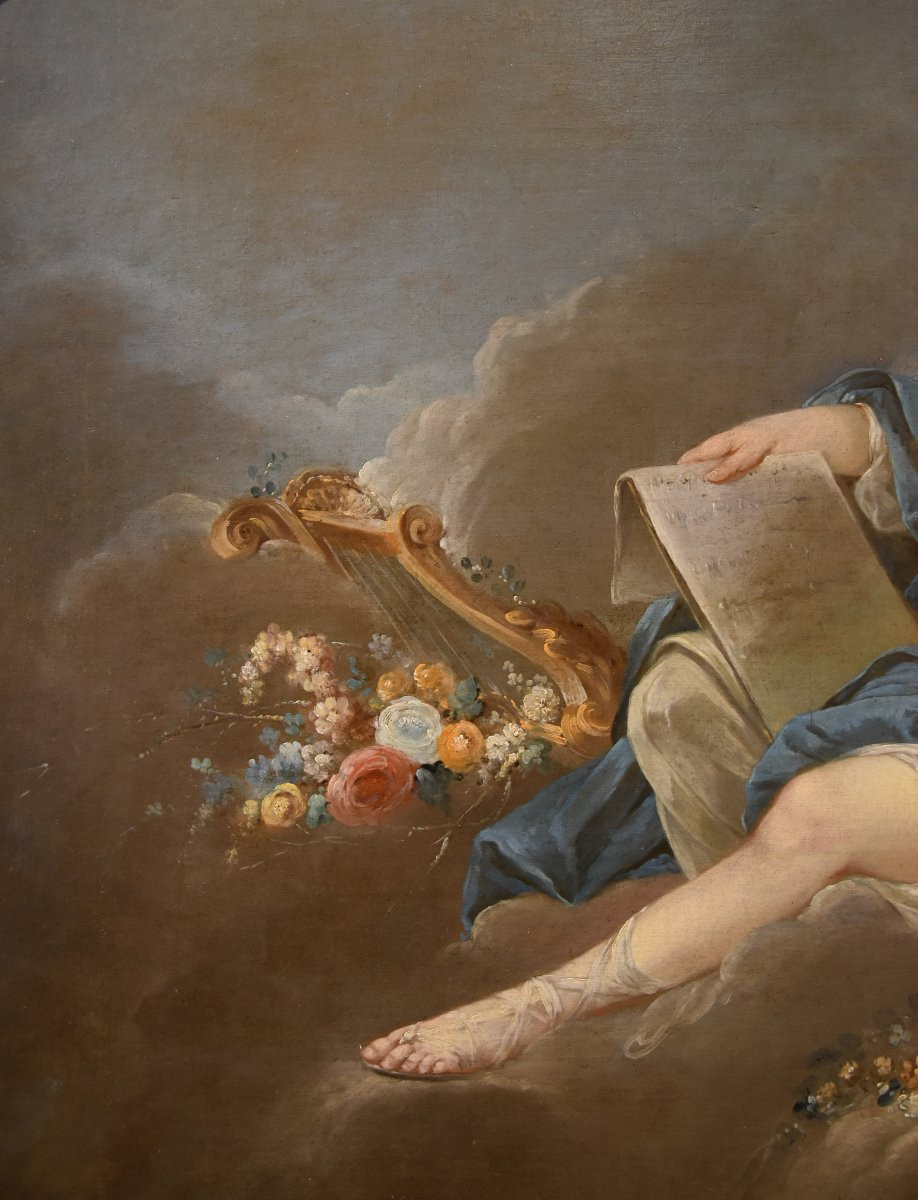 Allégorie de la Poésie, Pierre Charles Trémolières (Cholet 1703 - Paris 1739)-photo-2