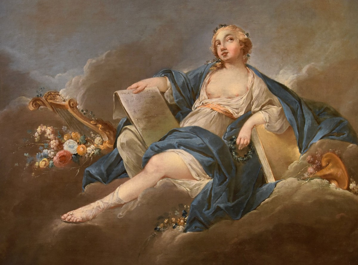 Allégorie de la Poésie, Pierre Charles Trémolières (Cholet 1703 - Paris 1739)