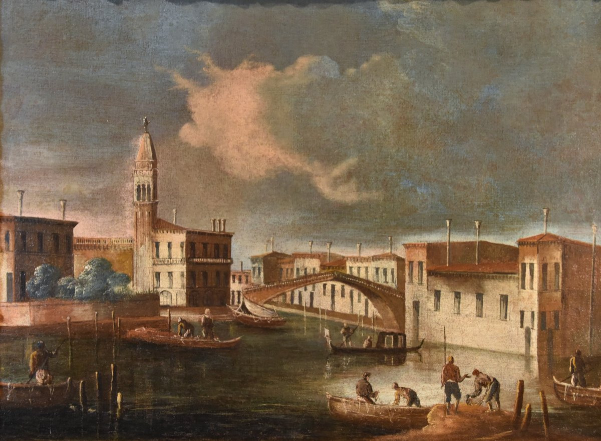 Francesco Tironi (venice, Circa 1745 - 1797), View Of Venice With The Church Of S. Geremia-photo-2