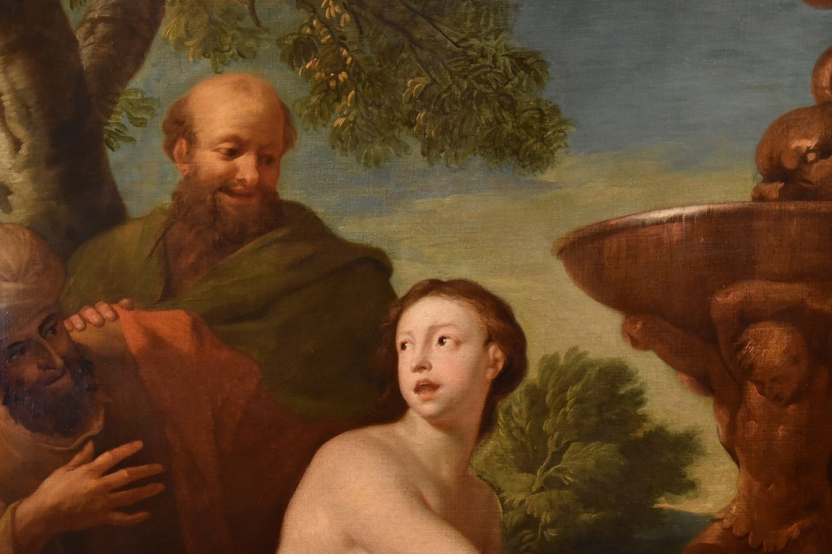 Susanna And The Elders, Giovanni Segala (venice 1663 - Murano 1720)-photo-5