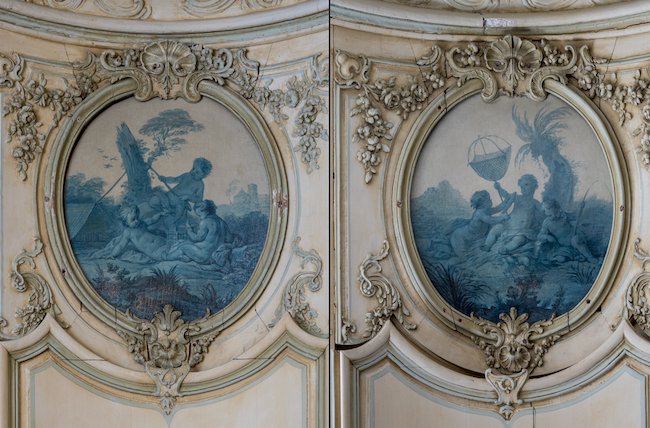 Francois Boucher (paris, 1703 - 1770) School Of, Playing Cherubs And Cupids-photo-1